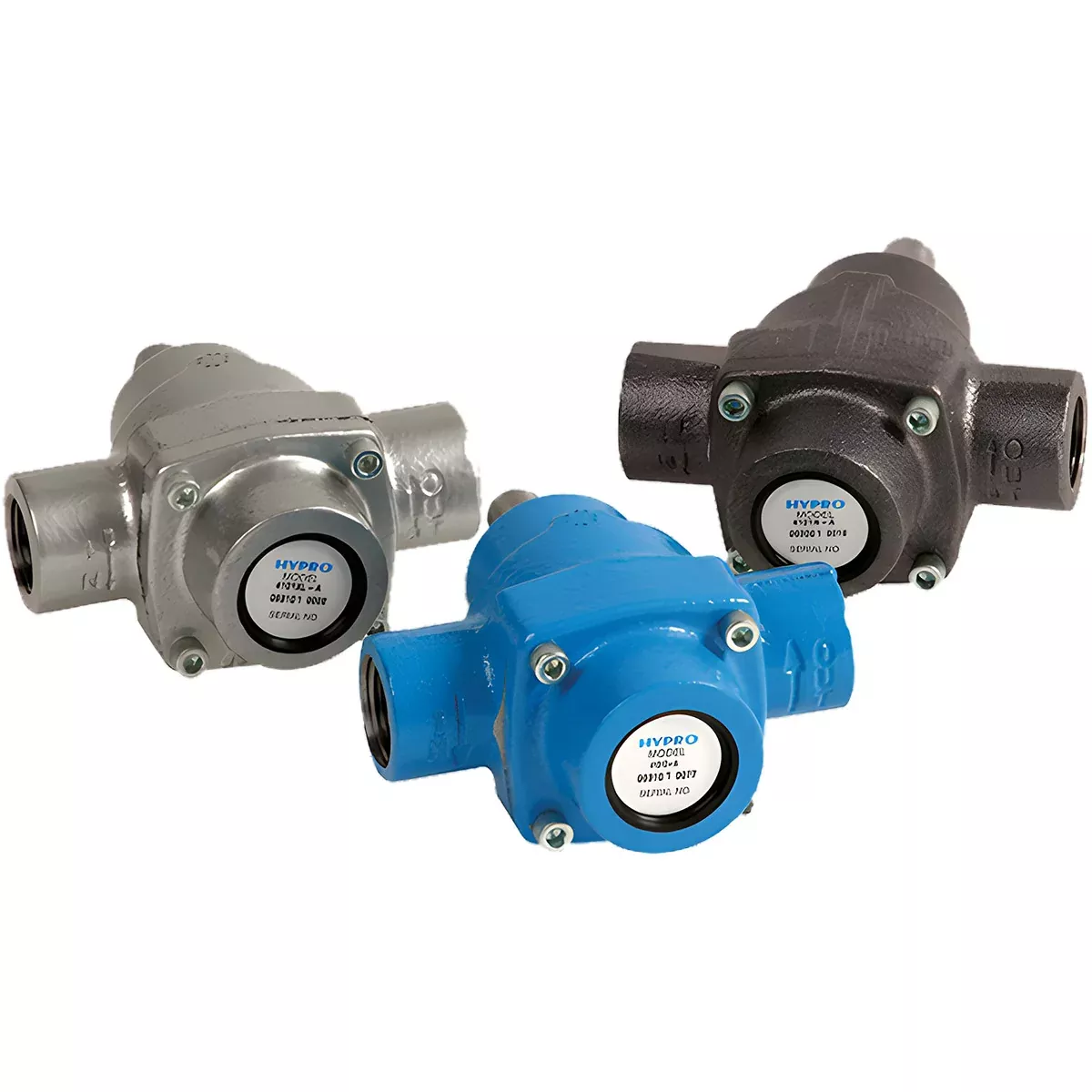 Hypro 4101XLEH 4 Roller Silver Series Pump with 12V Motor