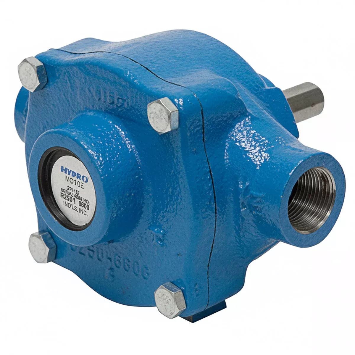 Hypro 6500C Cast Iron 6 Roller Sprayer Pump - 3/4" NPT Inlet & Outlet, 5/8" Solid Shaft