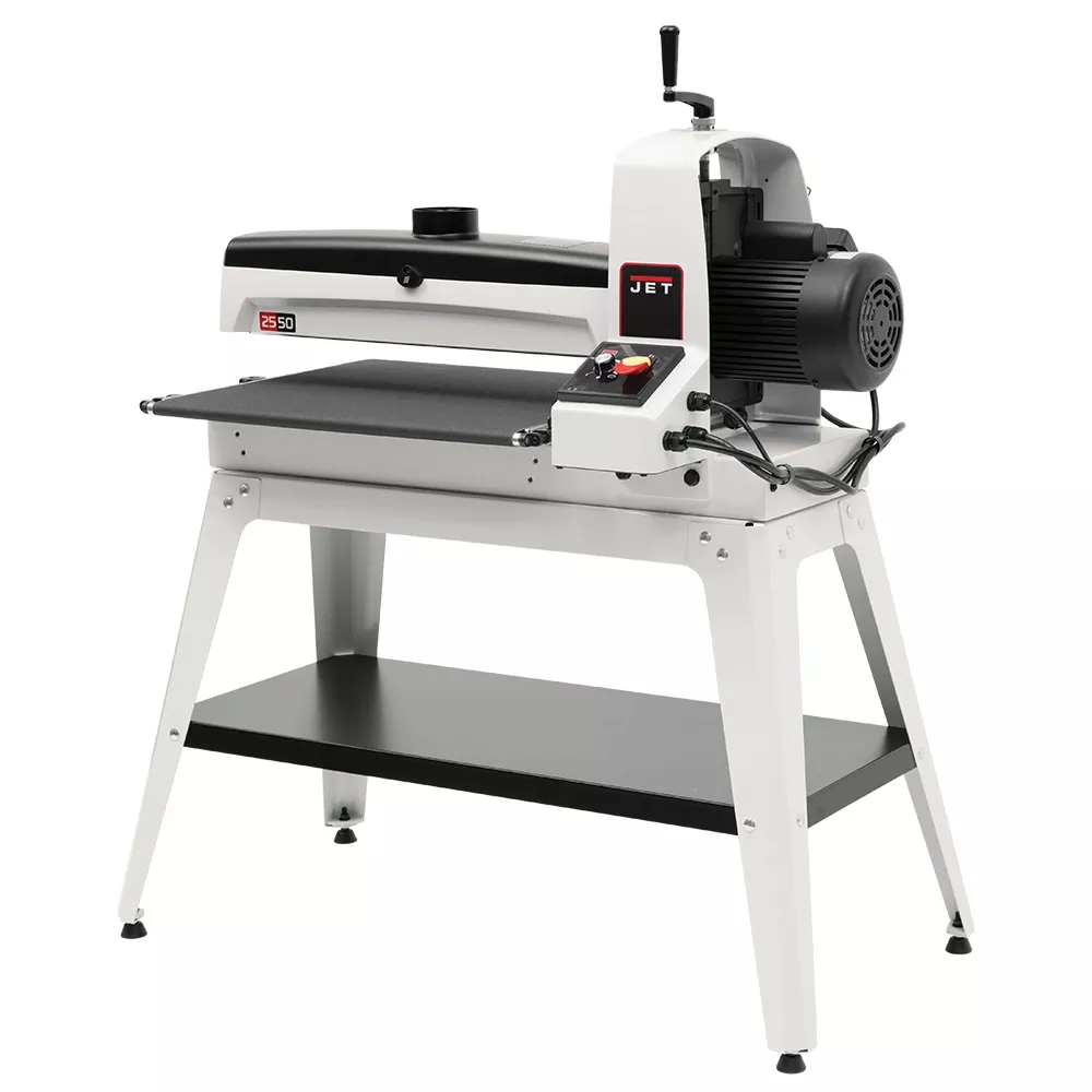 Jet Drum Sander JWDS-2550 with Open Stand, 25'' Width