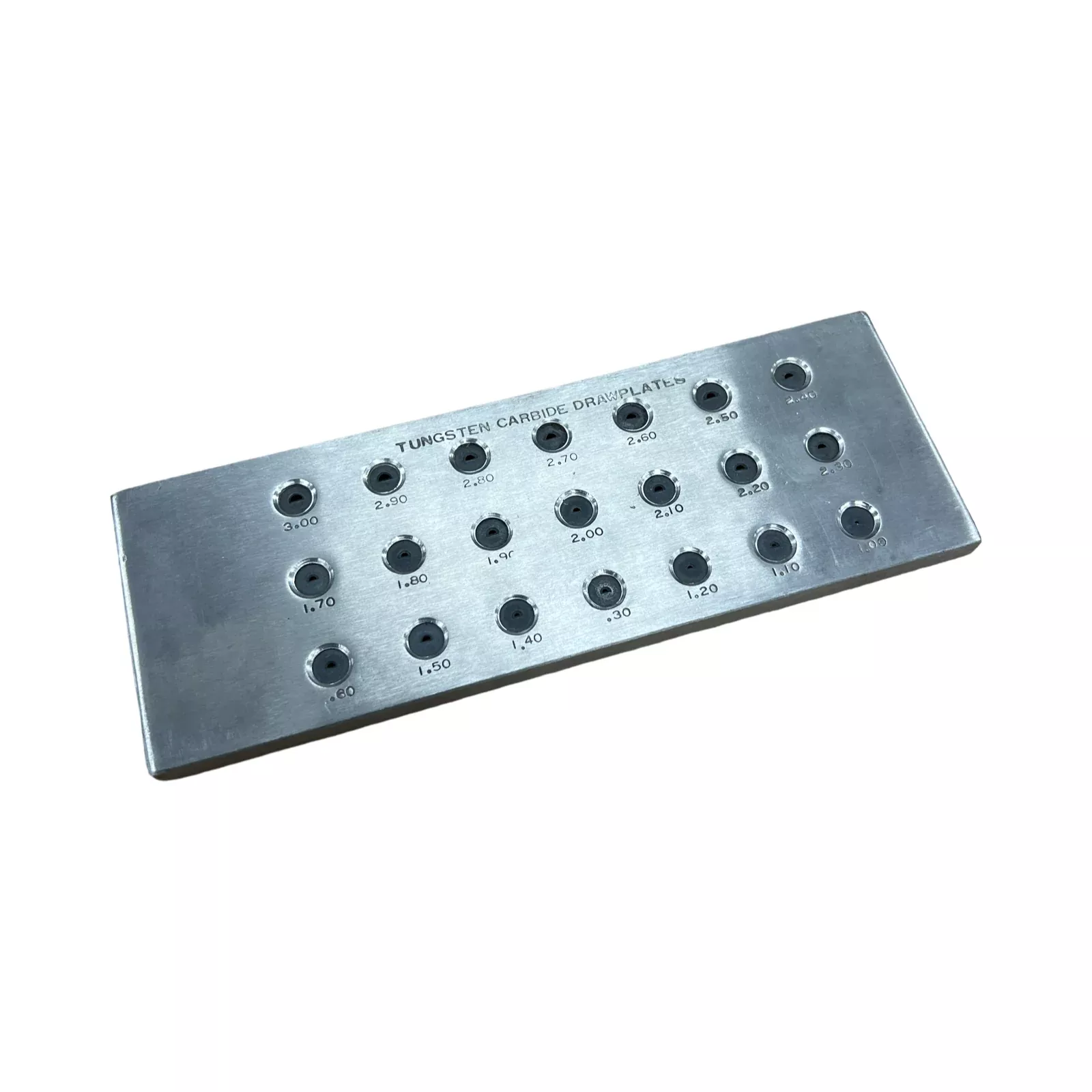 Karat Tungsten Carbide Drawplate - Half Round .60 - 3.00