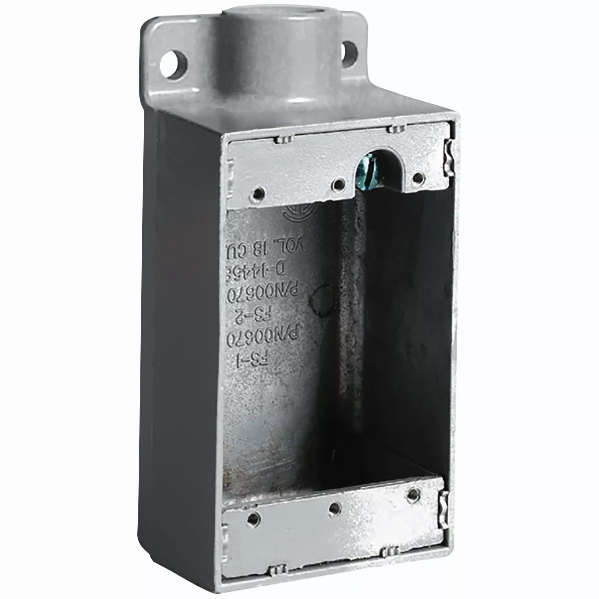 Killark FS-2M 3/4"Iron, Shallow Dead End Device Box