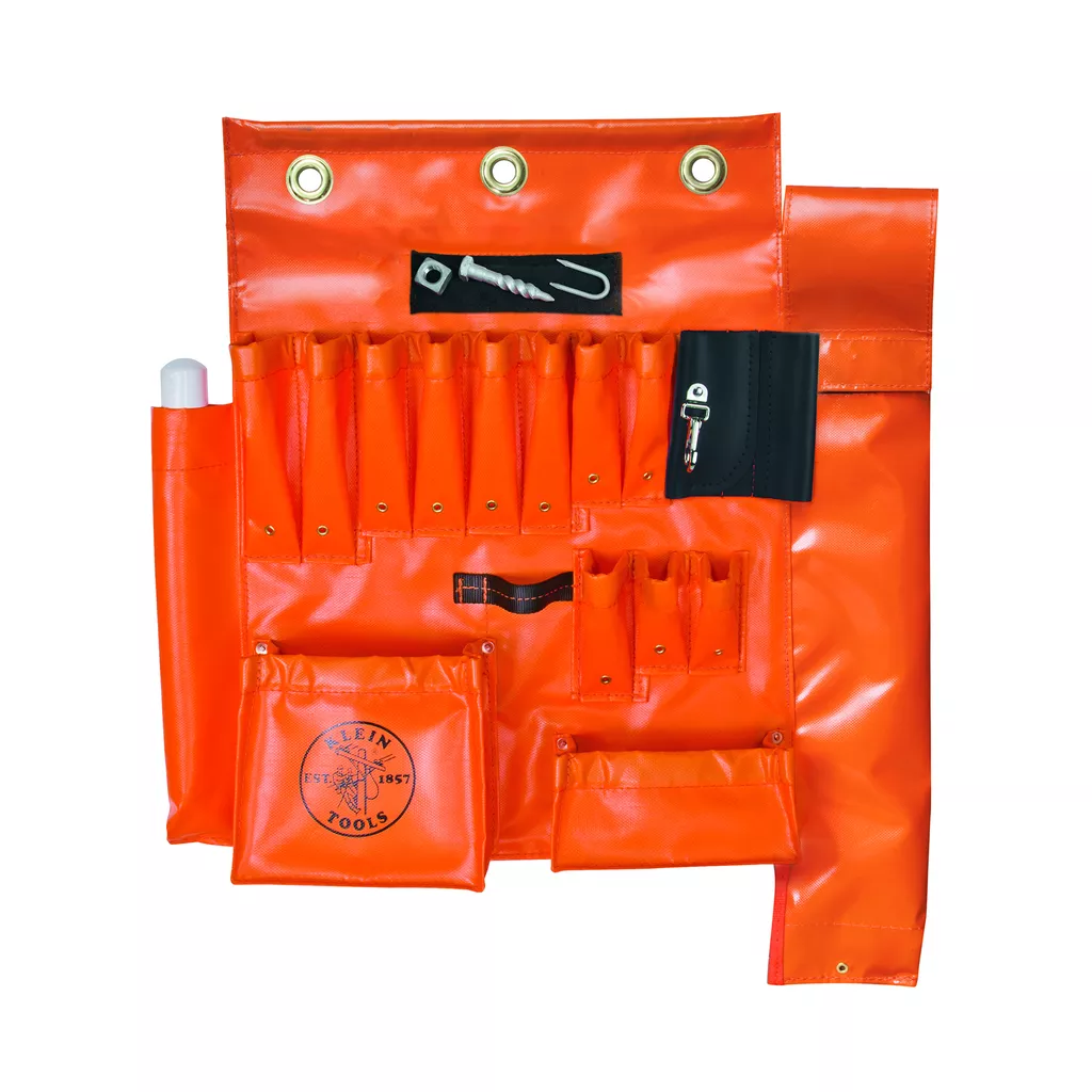 Klein 51829MHS Aerial Apron with Hot Stick Pocket and Magnet