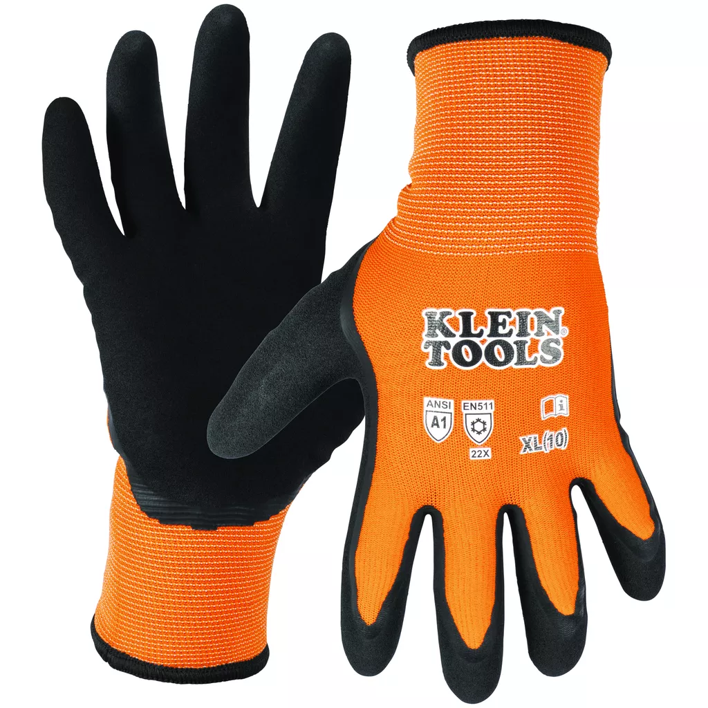KLEIN 60837 Winter Knit Dip Gloves,