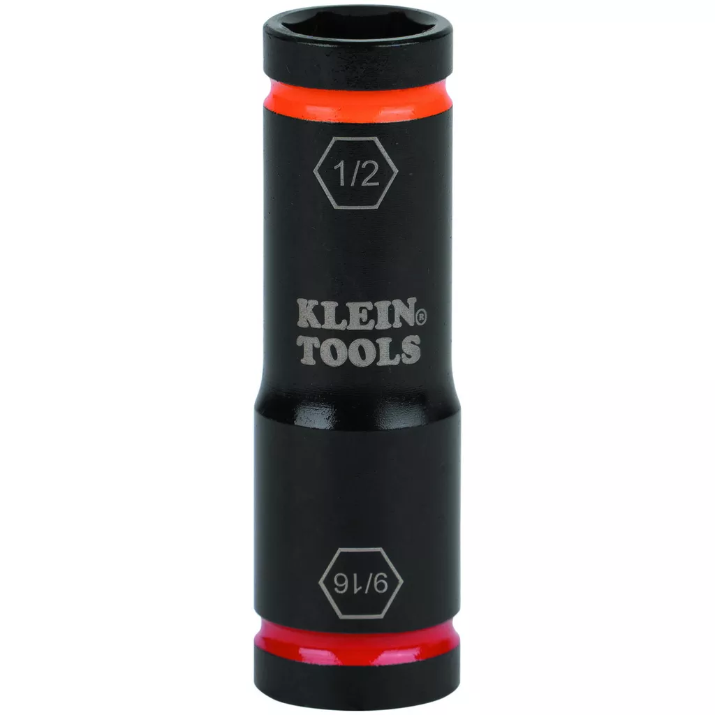 KLEIN 66076 Flip Impact Socket, 9/1