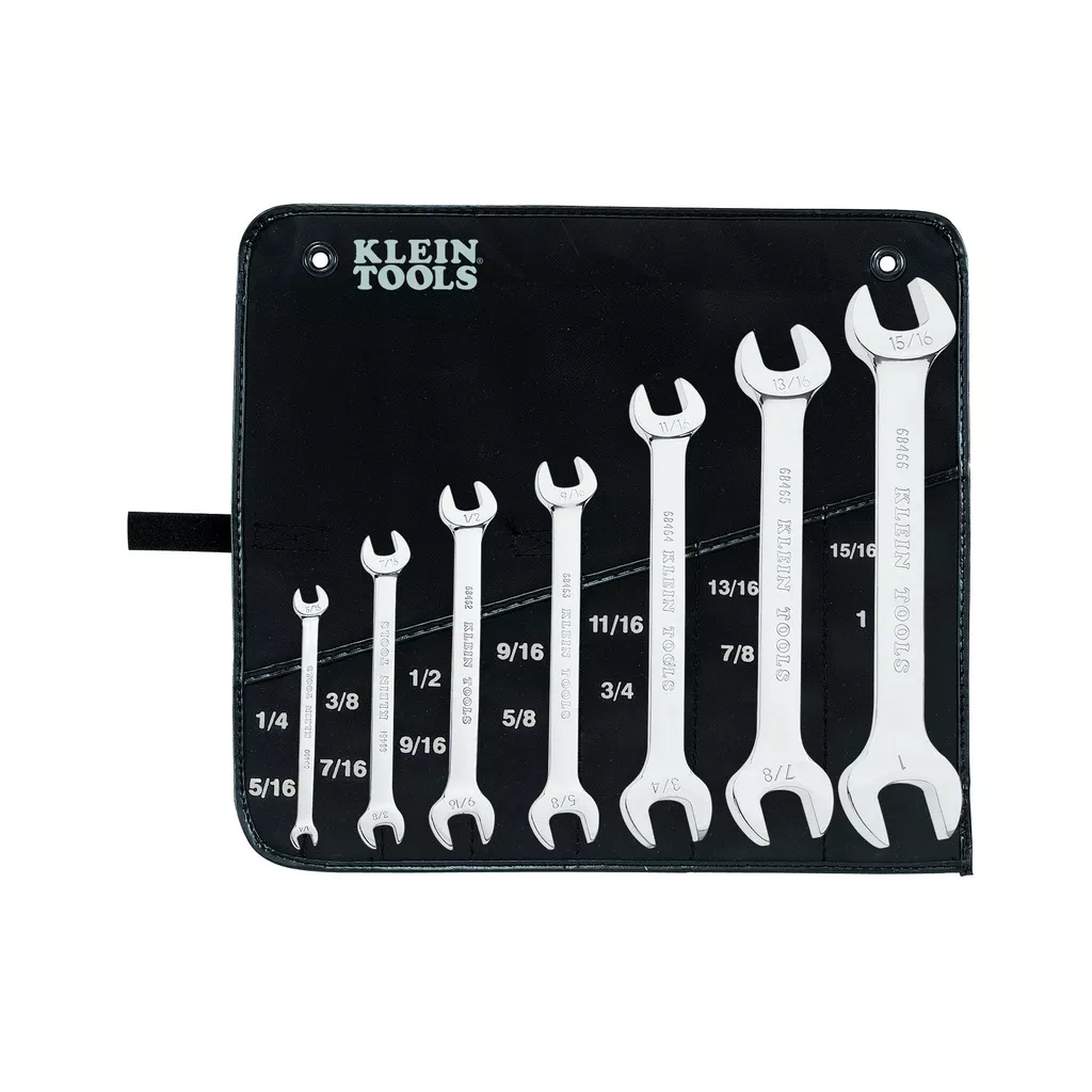 Klein 68452 Open-End Wrench Set, 7-Piece