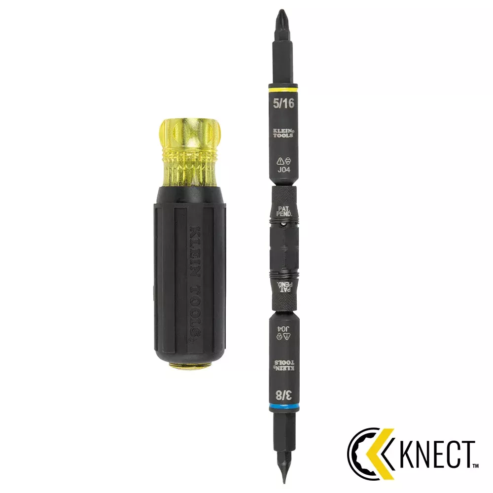 Klein Tools 32527HD KNECT™ Impact-Rated HVAC Screwdriver / Nut Driver, 11-in-1
