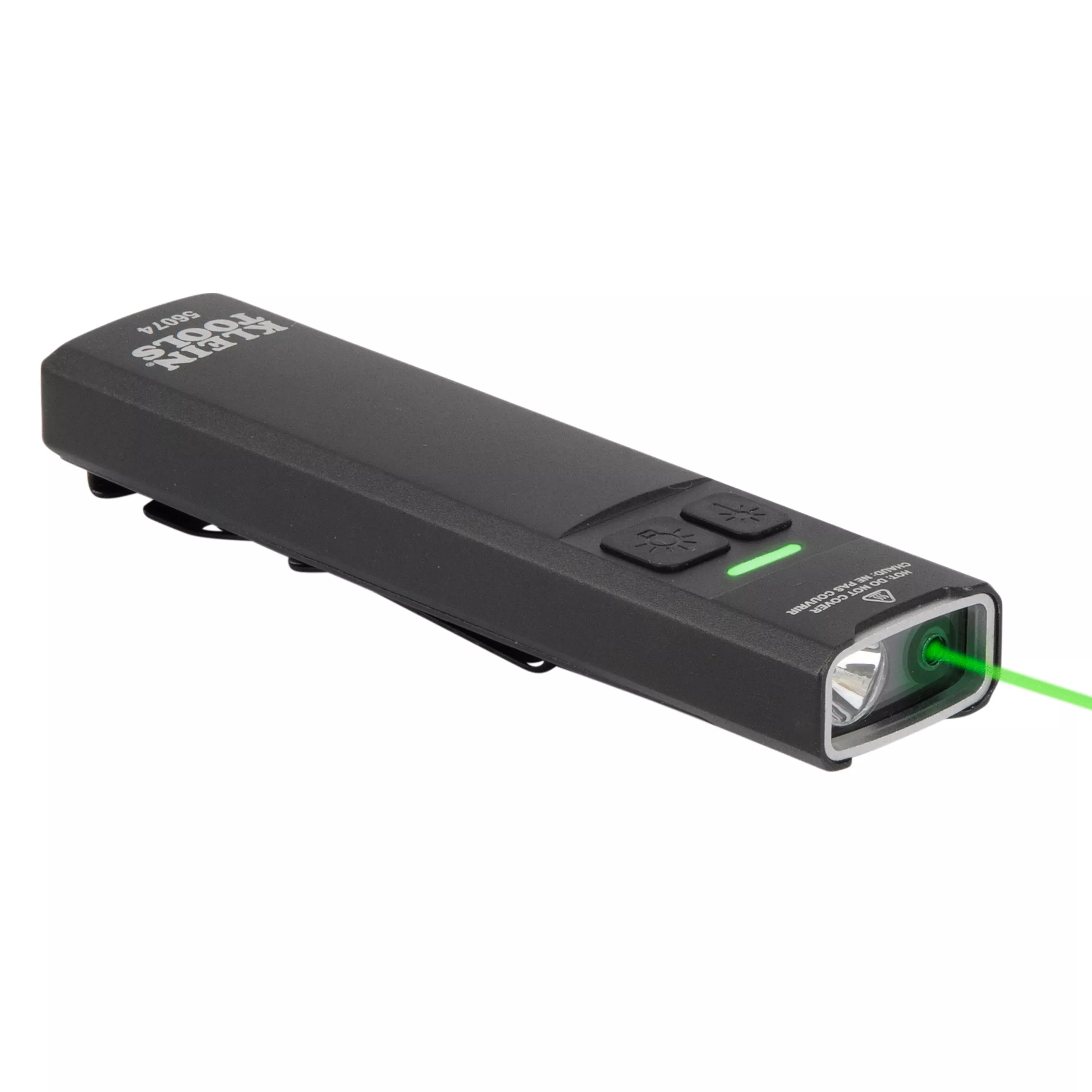 Klein Tools 56074 Rechargeable Slim-Profile LED Pocket Flashlight with Laser