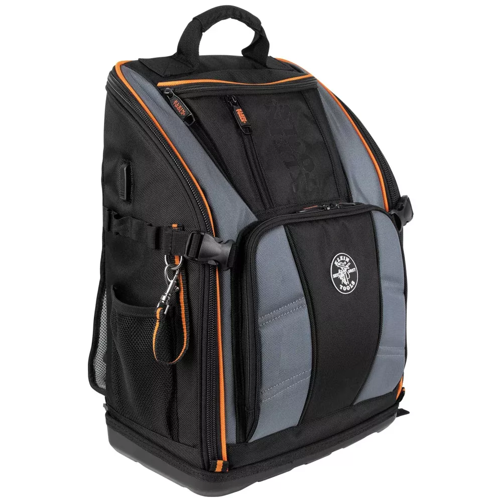 Klein Tools 62482 Tradesman Pro™ Tool Station Tool Bag Backpack, 27 Pockets