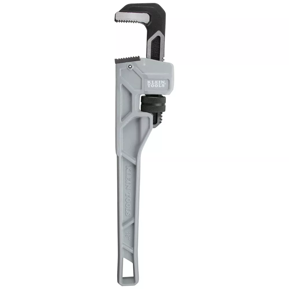 Klein Tools 68225 Adjustable Cast Aluminum Pipe Wrench, 18-Inch