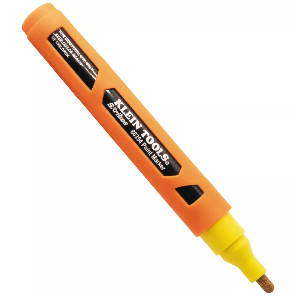 Klein Tools 86354 Skribes™ Paint Marker, Yellow