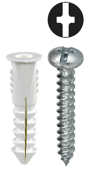 LH Dottie 3AK #12 Phillips/Slotted Anchor Kit with Wing Anchor