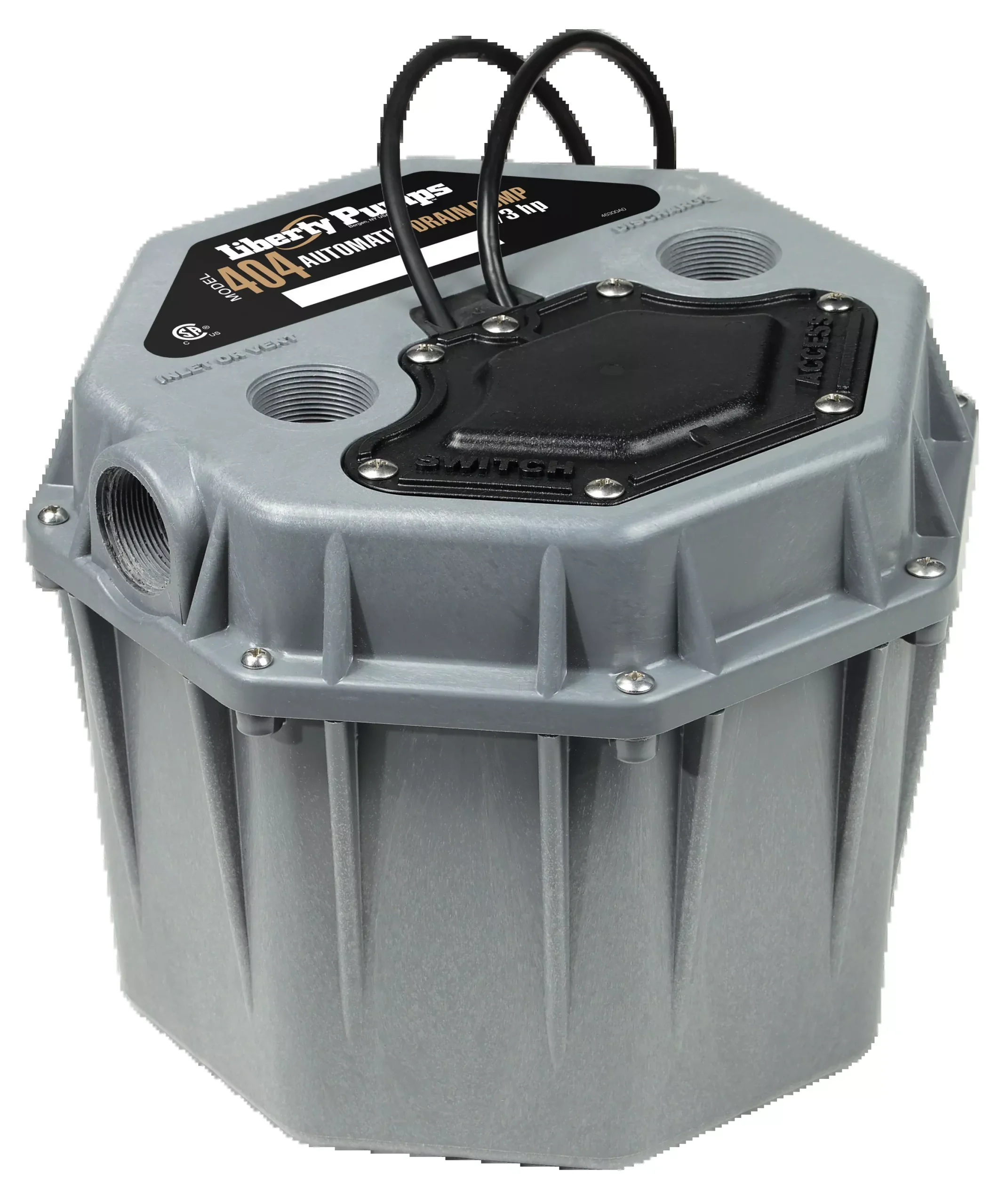 Liberty Pumps 404 1/3 hp Compact/Low Profile Drain Pump