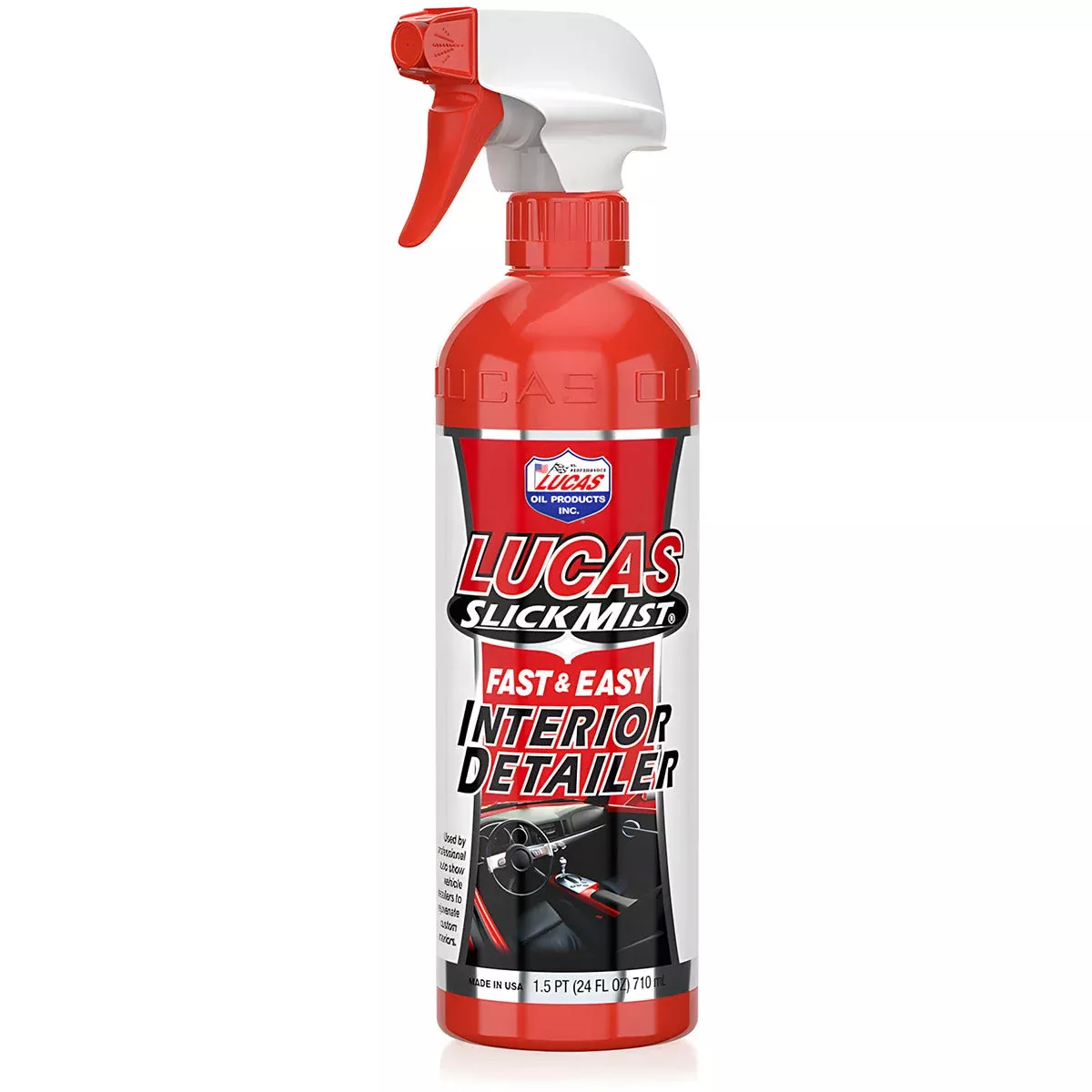 LUCAS SLICK MIST INTERIOR DETAILER - 24 OUNCE