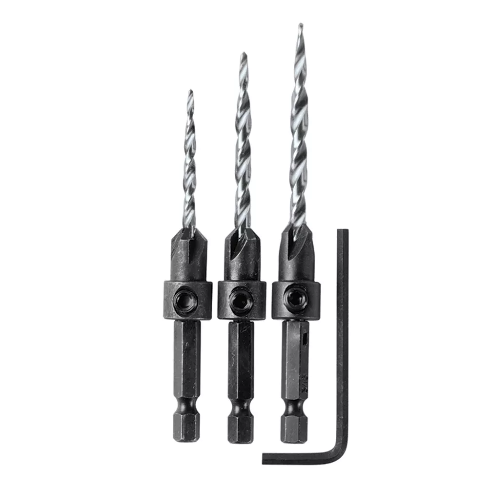 Makita A-99661 3-Piece Countersink Set with Hex Wrench