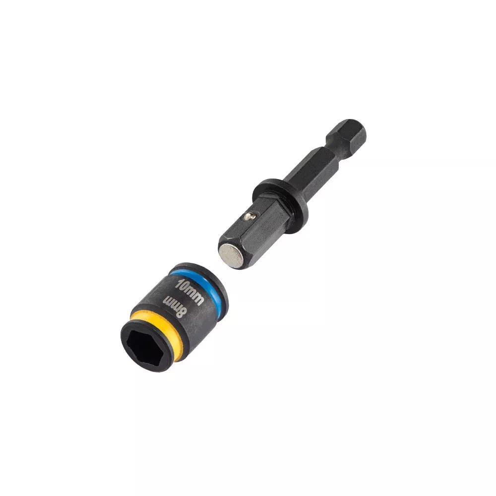 Malco Tools MSHCM2 C-RHEX Cleanable, Reversible Magnetic Hex Driver (8mm and 10mm), 2"