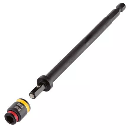 Malco Tools MSHXLCM1 C-RHEX Cleanable, Reversible Magnetic Hex Driver (6mm and 8mm), 6"