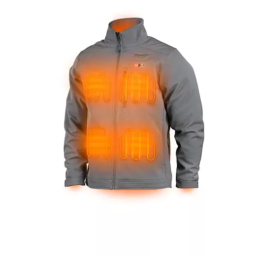 Milwaukee 204G-21L M12™ Heated TOUGHSHELL™ Jacket (Gray, Size L)