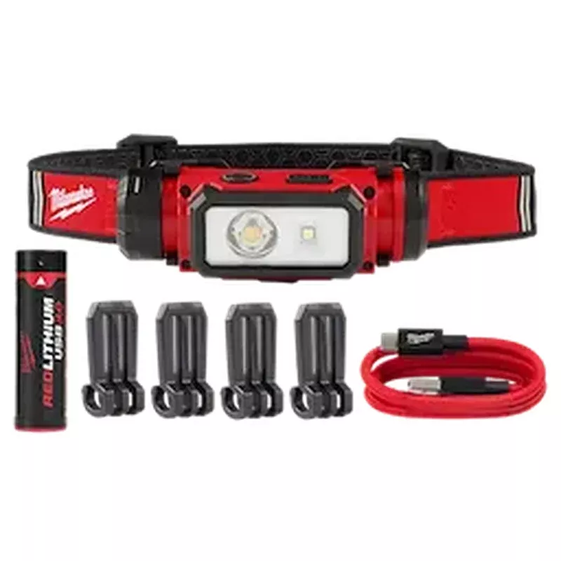 Milwaukee 2163-21 REDLITHIUM™ USB Hard Hat Headlamp