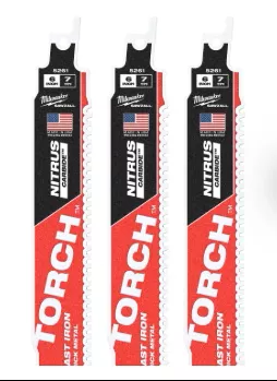 Milwaukee 48-00-5361 SAWZALL TORCH™ with NITRUS CARBIDE™ 6" (3-pack)