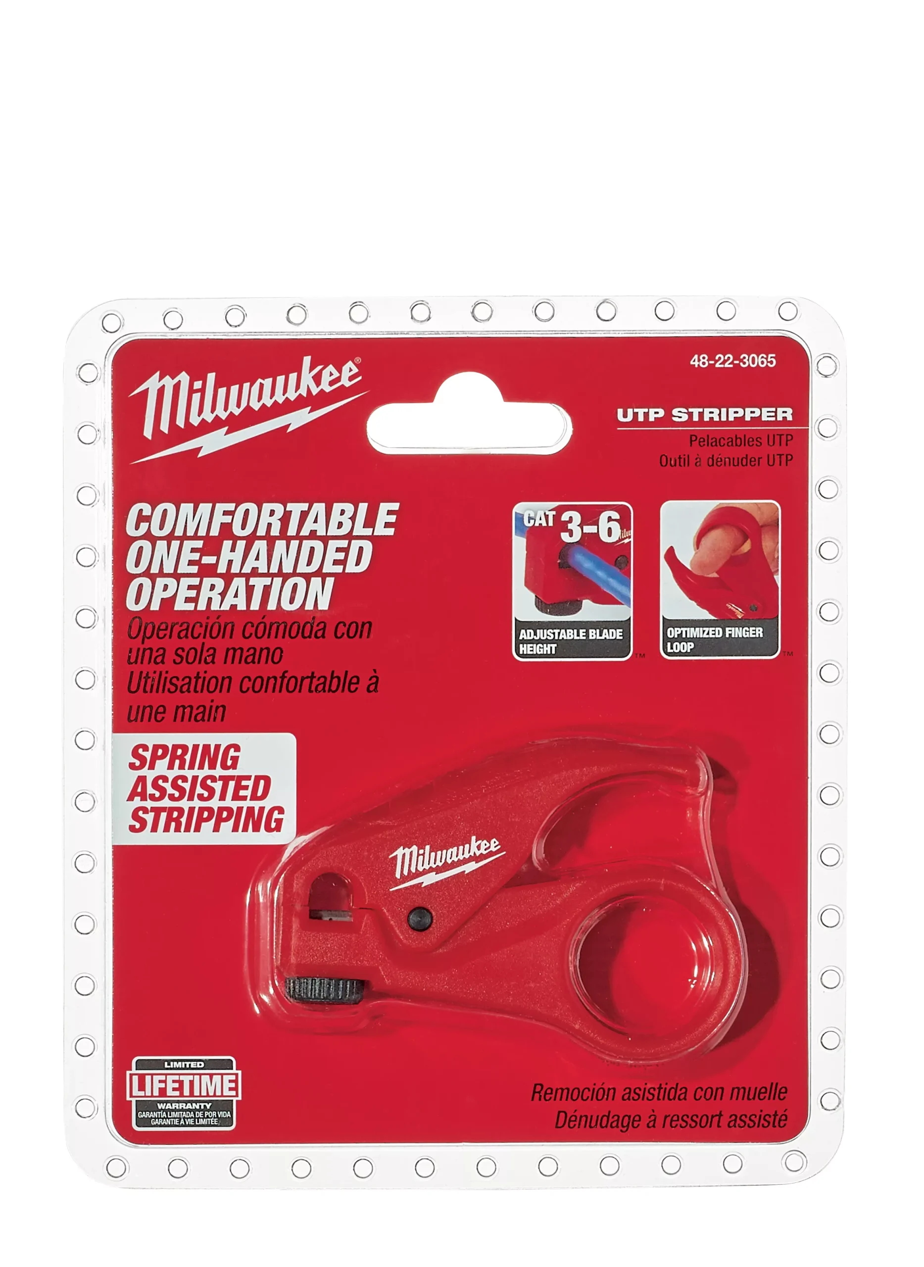 Milwaukee 48-22-3065 Data Comm Universal Twisted Pair Stripper
