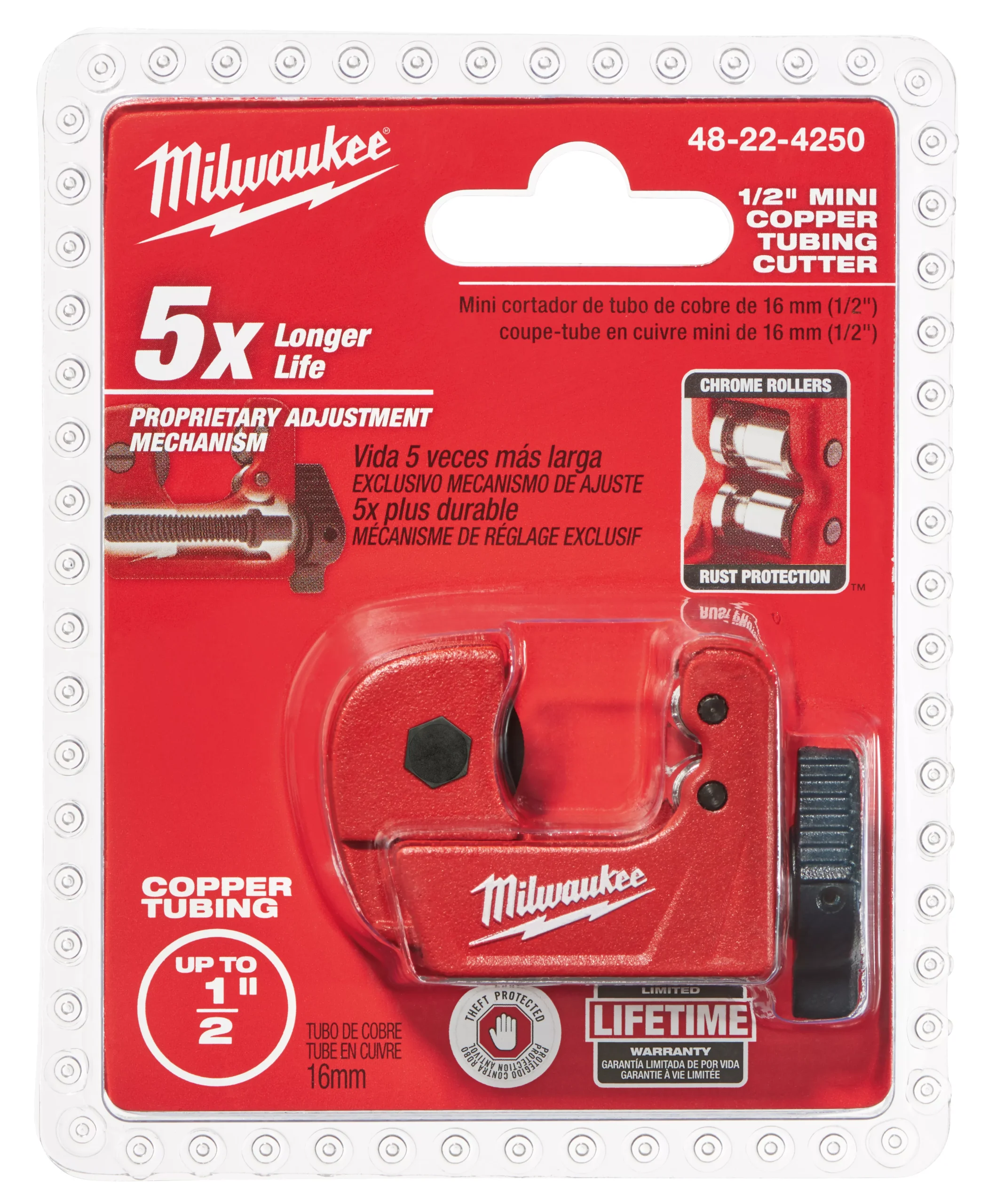 Milwaukee 48-22-4250 1/2" Mini Copper Tubing Cutter