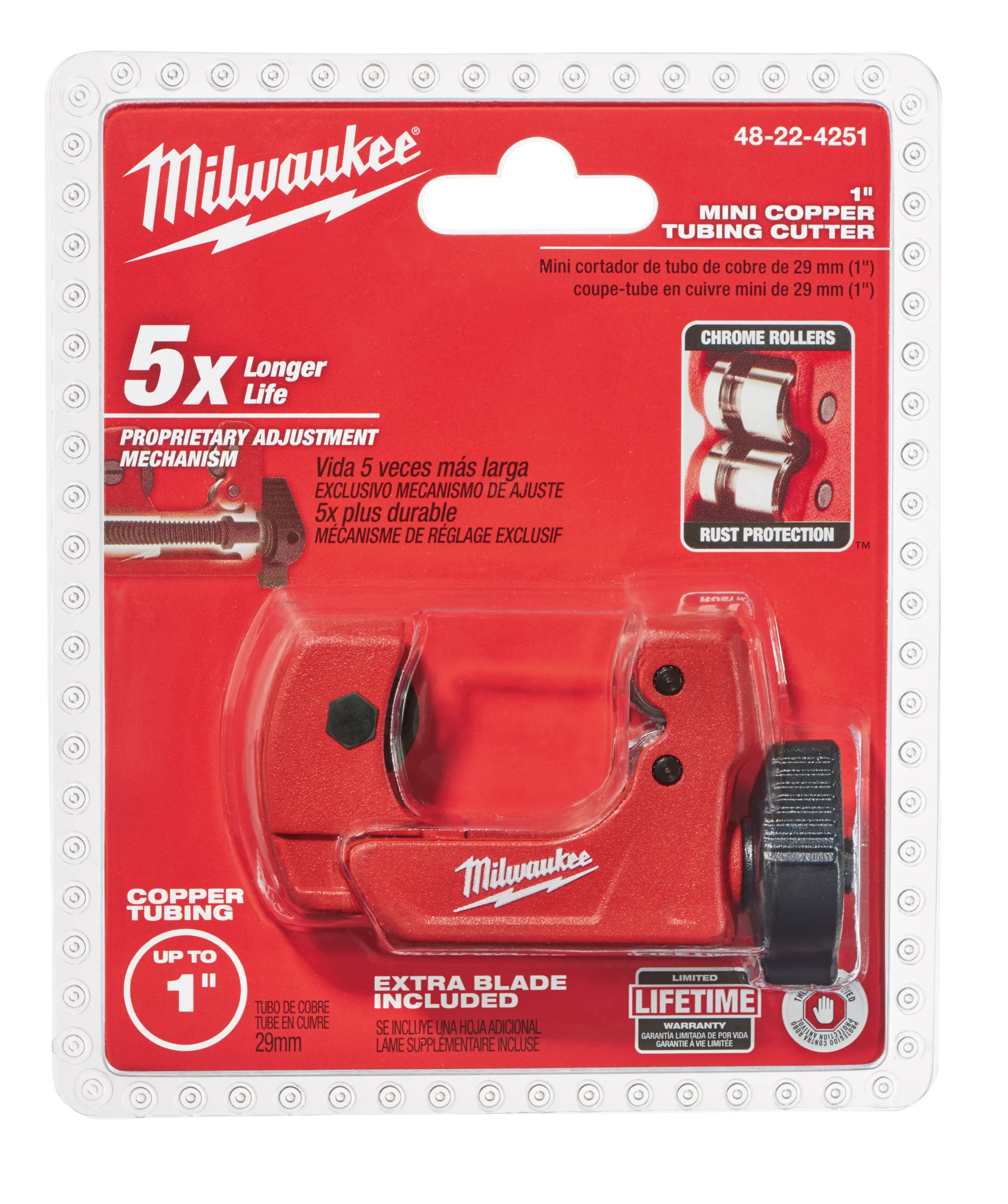 Milwaukee 48-22-4251 1" Mini Copper Tubing Cutter