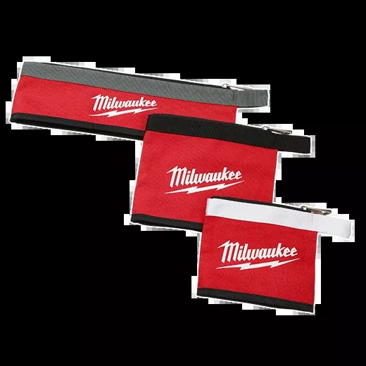 Milwaukee 48-22-8183 3PC Multi-Size Zipper Pouches