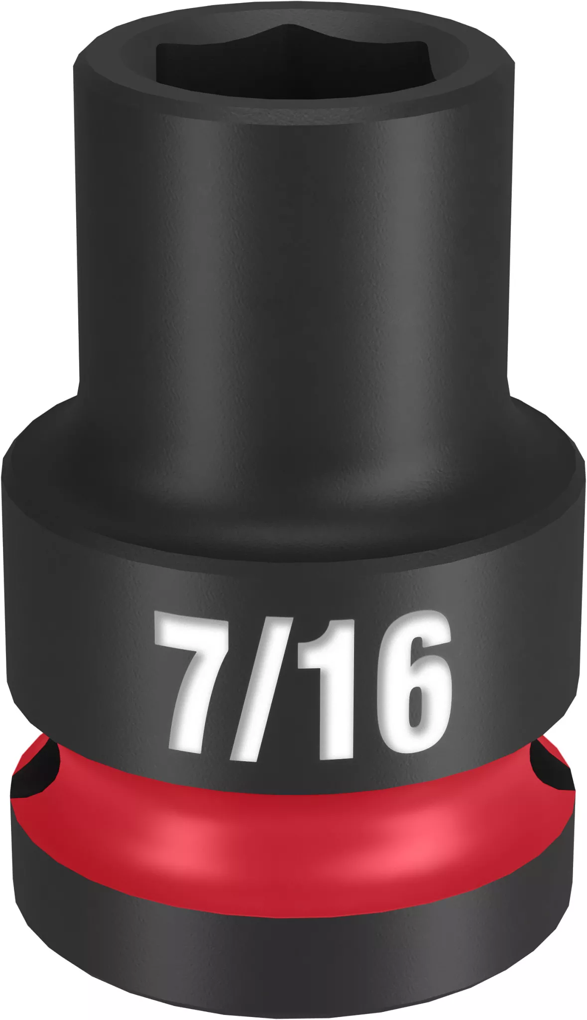 Milwaukee 49-66-6201 SHOCKWAVE™ Impact Duty™ 7/16" Standard 6-Point Socket, 1/2" Drive