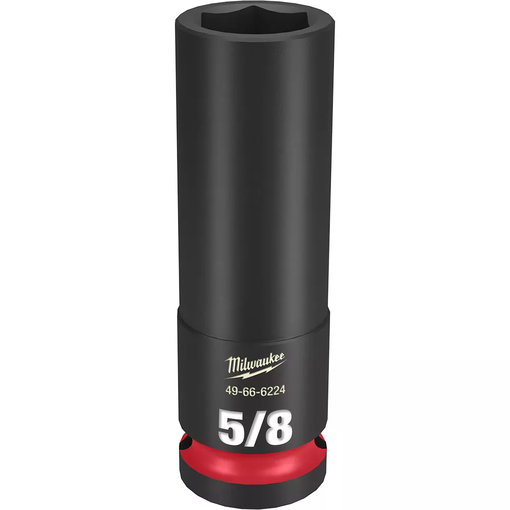 Milwaukee 49-66-6224 SHOCKWAVE™ Impact Duty™ 5/8" Deep 6-Point Socket, 1/2" Drive