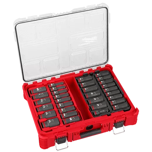 Milwaukee 49-66-6806 SHOCKWAVE Impact Duty™ Socket 1/2” Dr 31PC PACKOUT Set