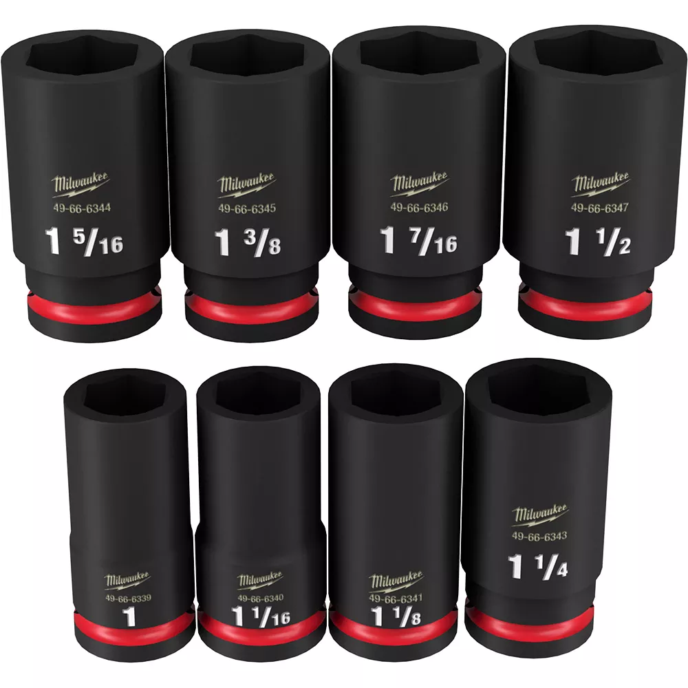 Milwaukee 49-66-7018 8PC 3/4 DR SAE DP 6