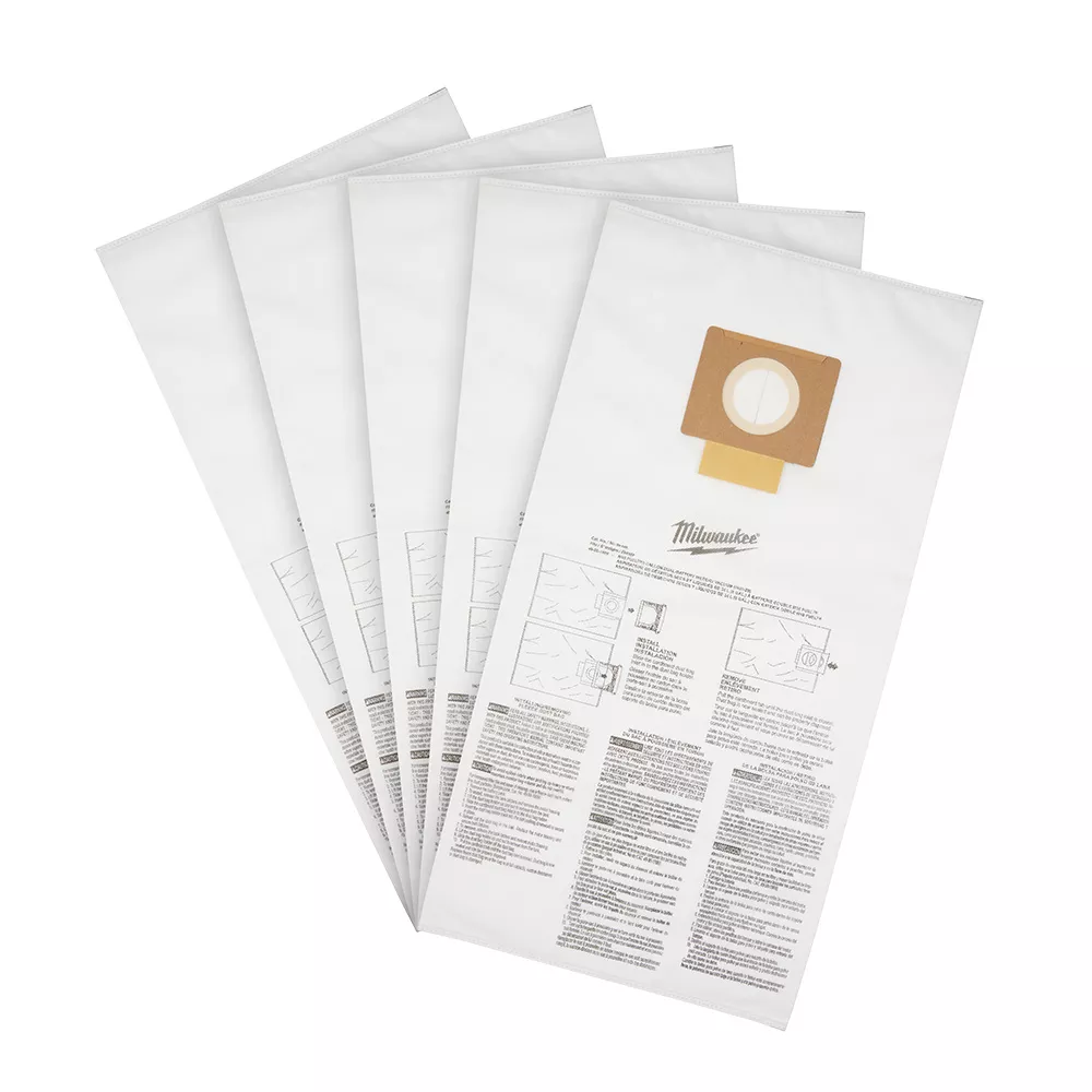 Milwaukee 49-90-1989 Fleece Dust Bags (5