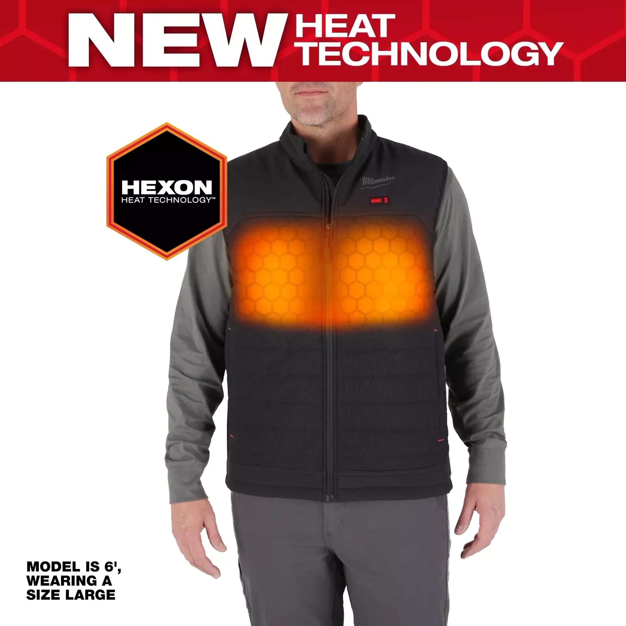 Milwaukee M300B-21XL M12™ Heated AXIS™ Vest Kit (Black XL)