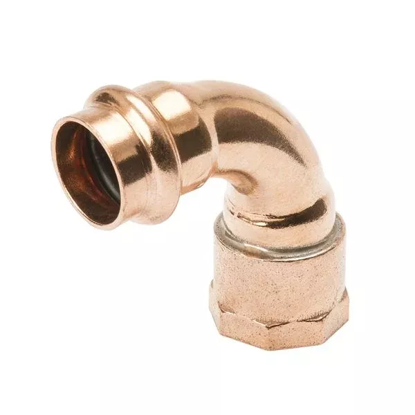 Mueller Streamline PF 01532 3/4" Copper Press x FPT 90° Elbow