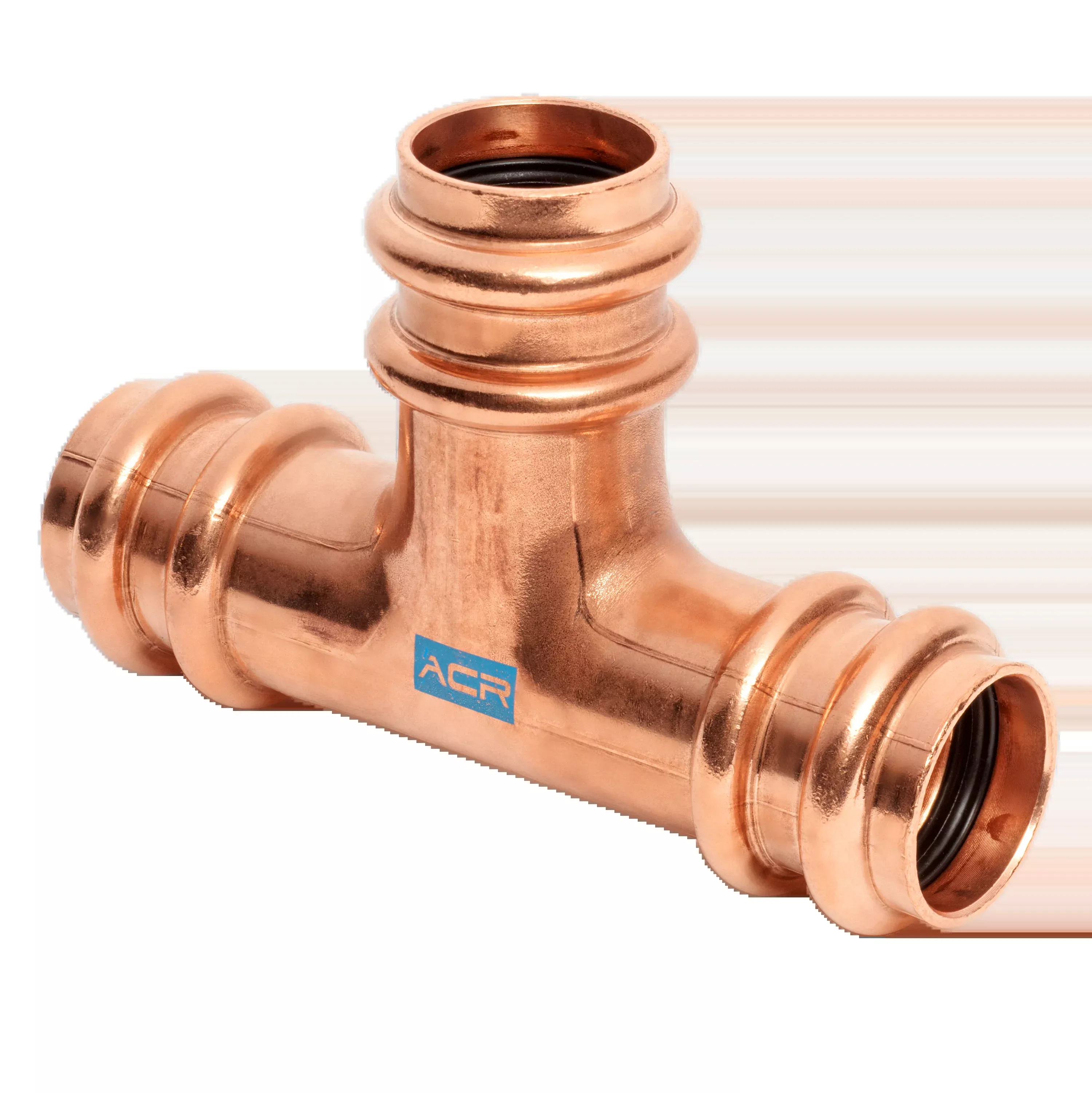 Mueller Streamline RP04017 3/4" ACR Copper Press Tee