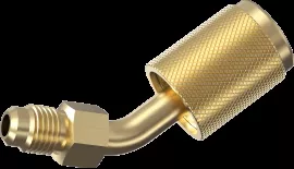 NAVAC FHLL1 Low Loss Angled Hose Fitting, 45°, 1/4"