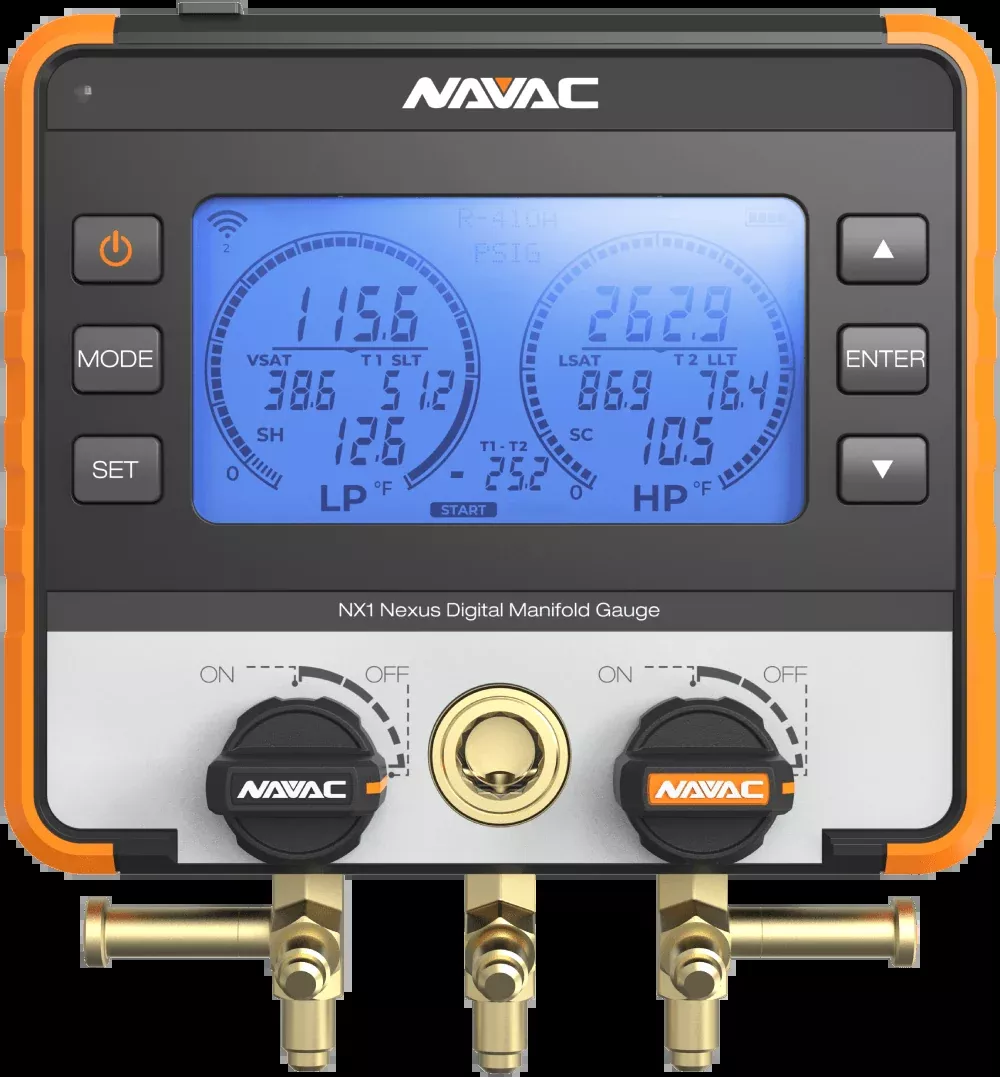 NAVAC NX1 NEXUS Digital Manifold Gauge