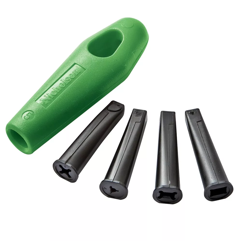 Nicholson File Handle With 4 Interchangeable Inserts