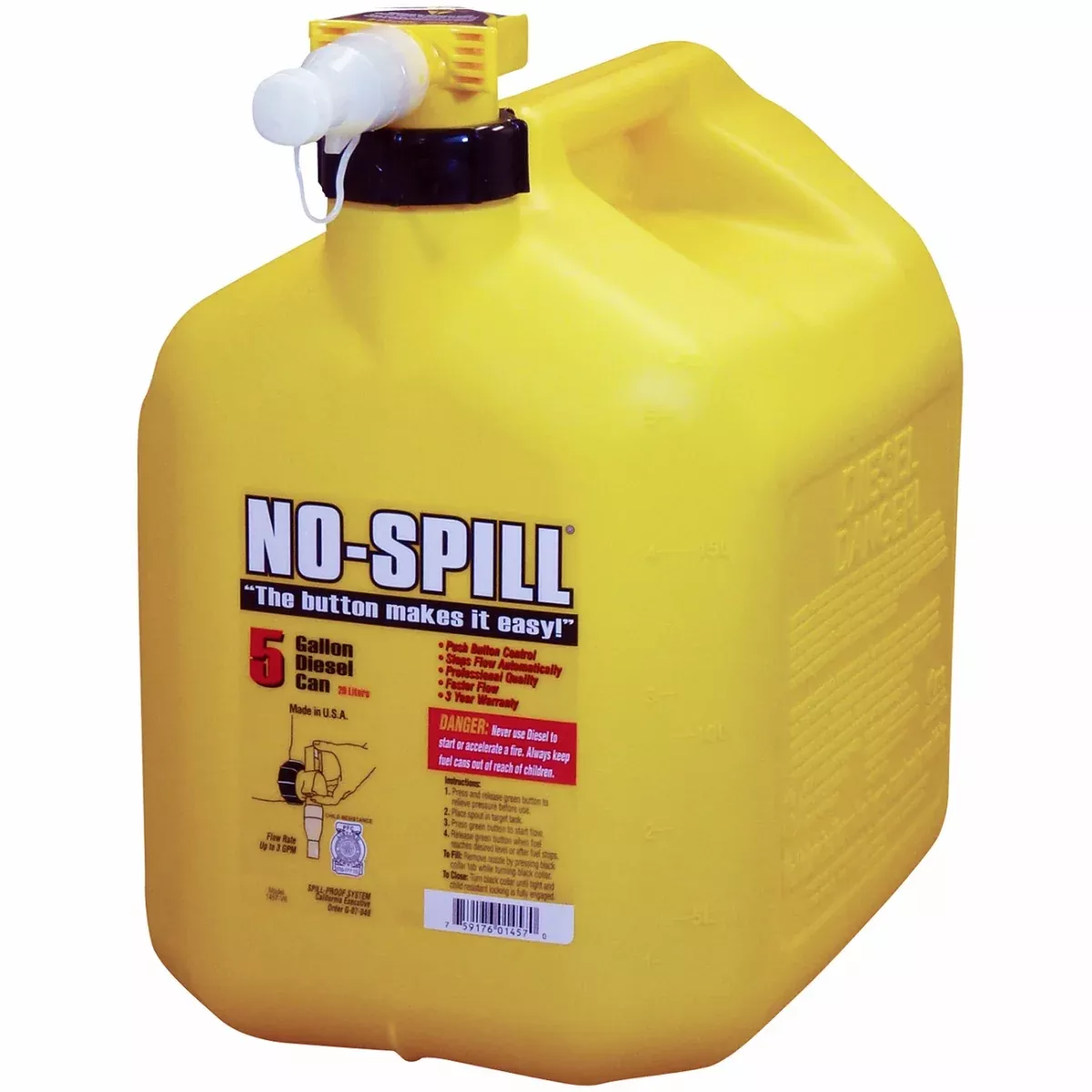 No-Spill 1457 5 Gallon Diesel Can