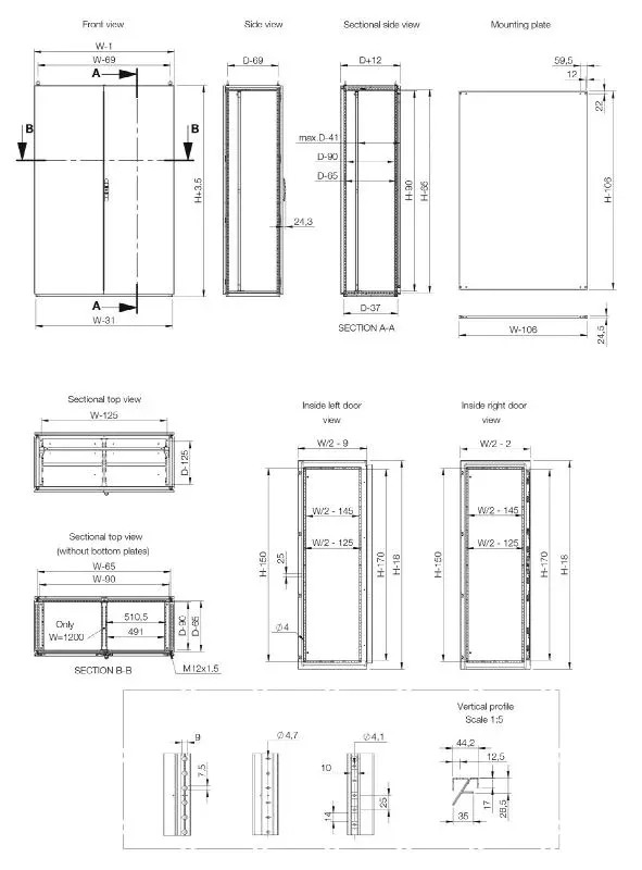 NVENT HOF MCD18126R5 Comb Enc 2Dr w