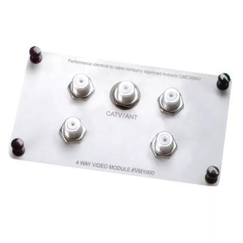 On-Q VM1000 4-Way 1 GHz Gray Enhanced Passive Video Splitter/Combiner