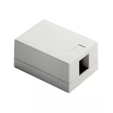 On-Q WP3501-WH 1-Port White High Impact Plastic Surface Mount Box