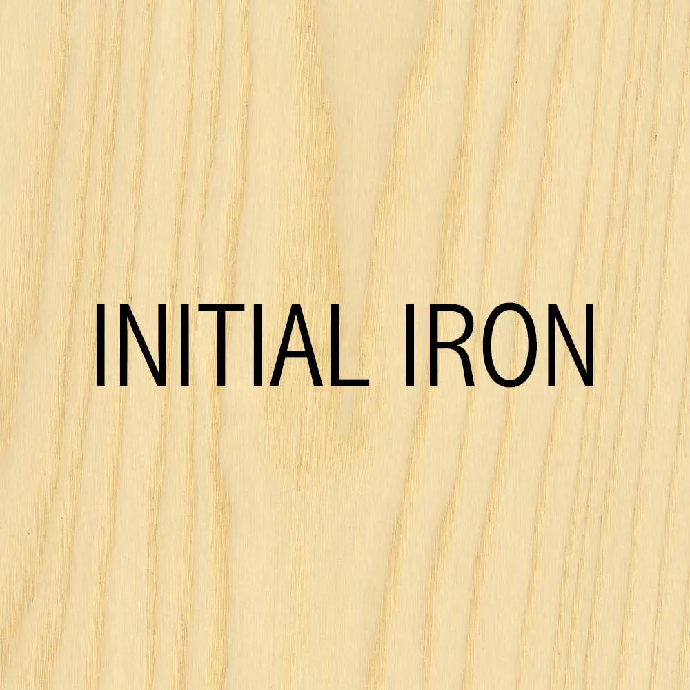 One-Line Initials Branding Iron, Head Only (for Electric Handle)