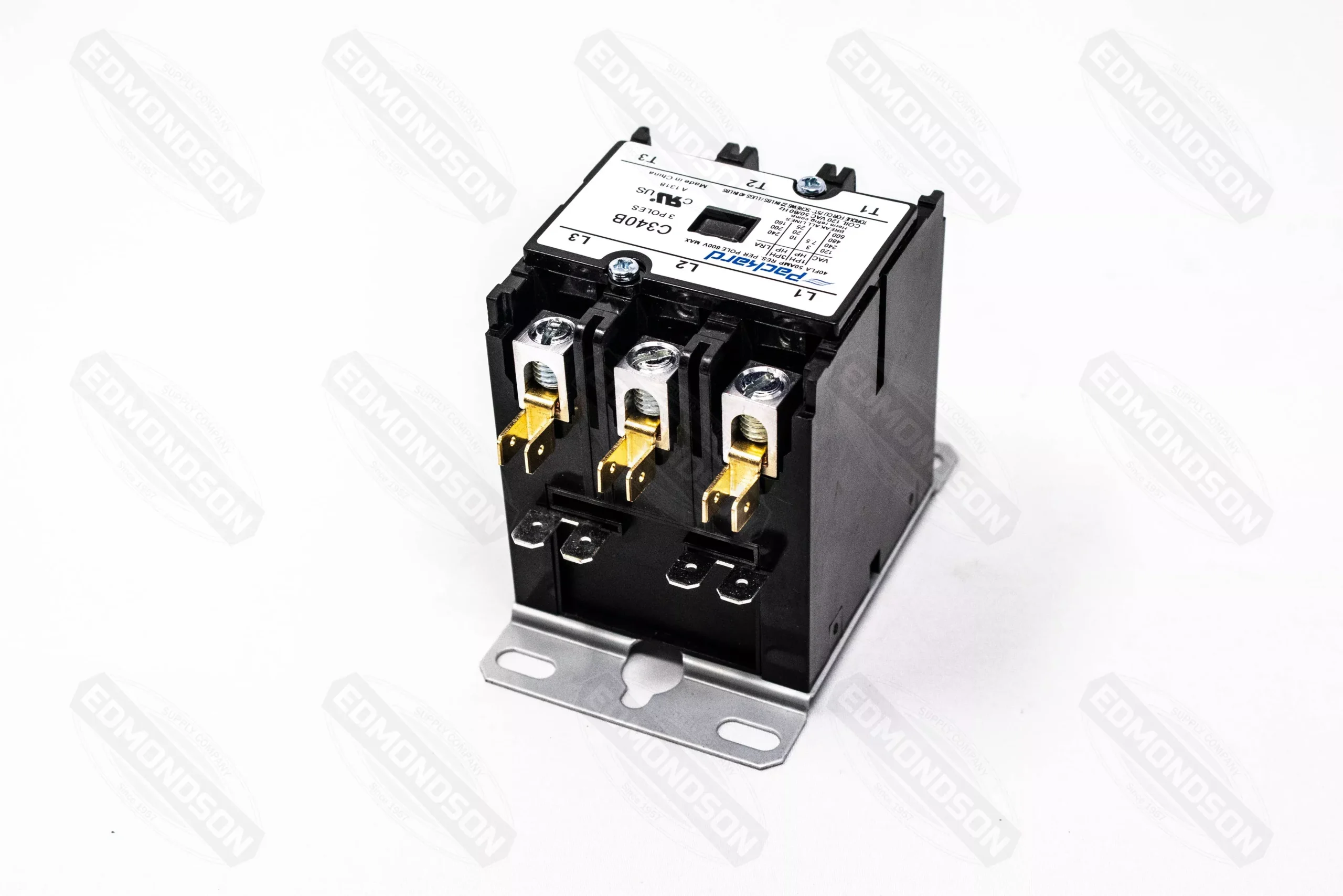 Packard C340B Contactor 3 Pole 40 Amps 120 Coil Voltage