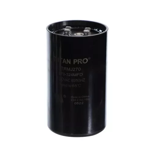 Packard TRMJ270 Titan Pro™ Start Capacitor, 270-324 MFD, 330 Volt, with Resistor