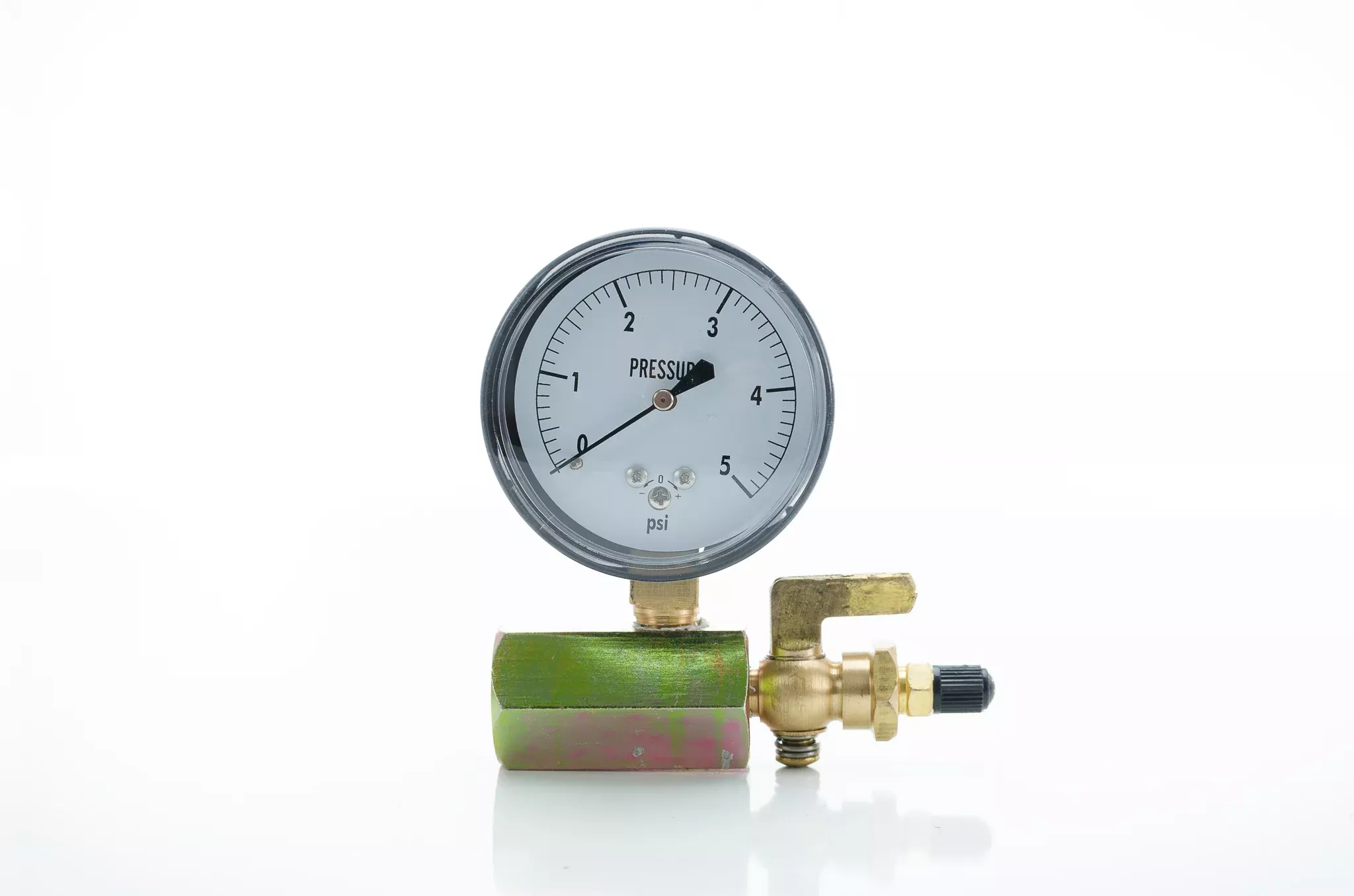 Pasco 1736-T Low Pressure Air Test Gauge Assembly