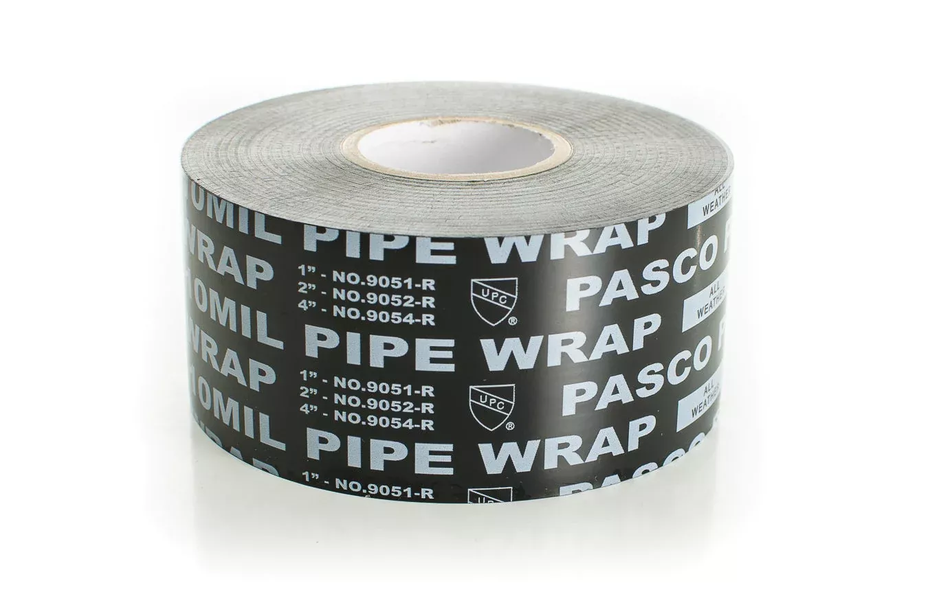 Pasco 9052-R Black Pipe Protection Tape - 2"x100', 10 MIL
