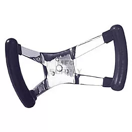 Polished Aluminum Butterfly Steering Wheel