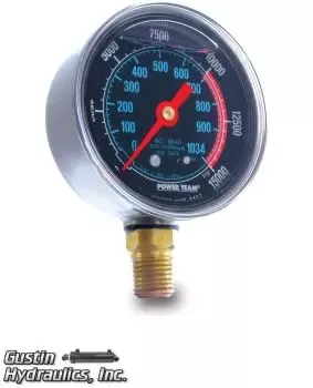 Powerteam-9040-GAUGE,2.5"UNIVERSAL,FILLED, 2500/500 PSI