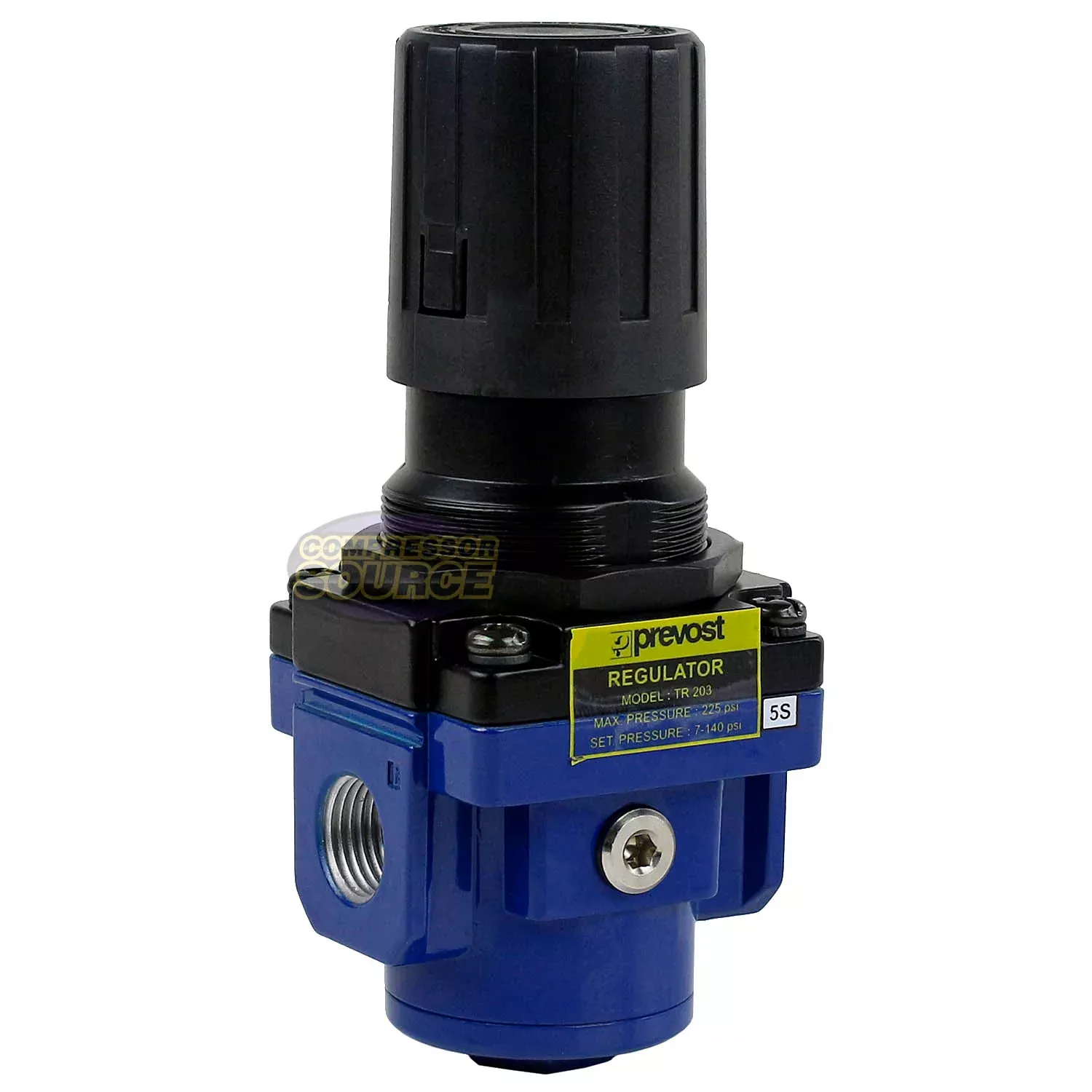 Prevost TR203 1/2" Female NPT Compressed Air In Line Regulator 225 MAX